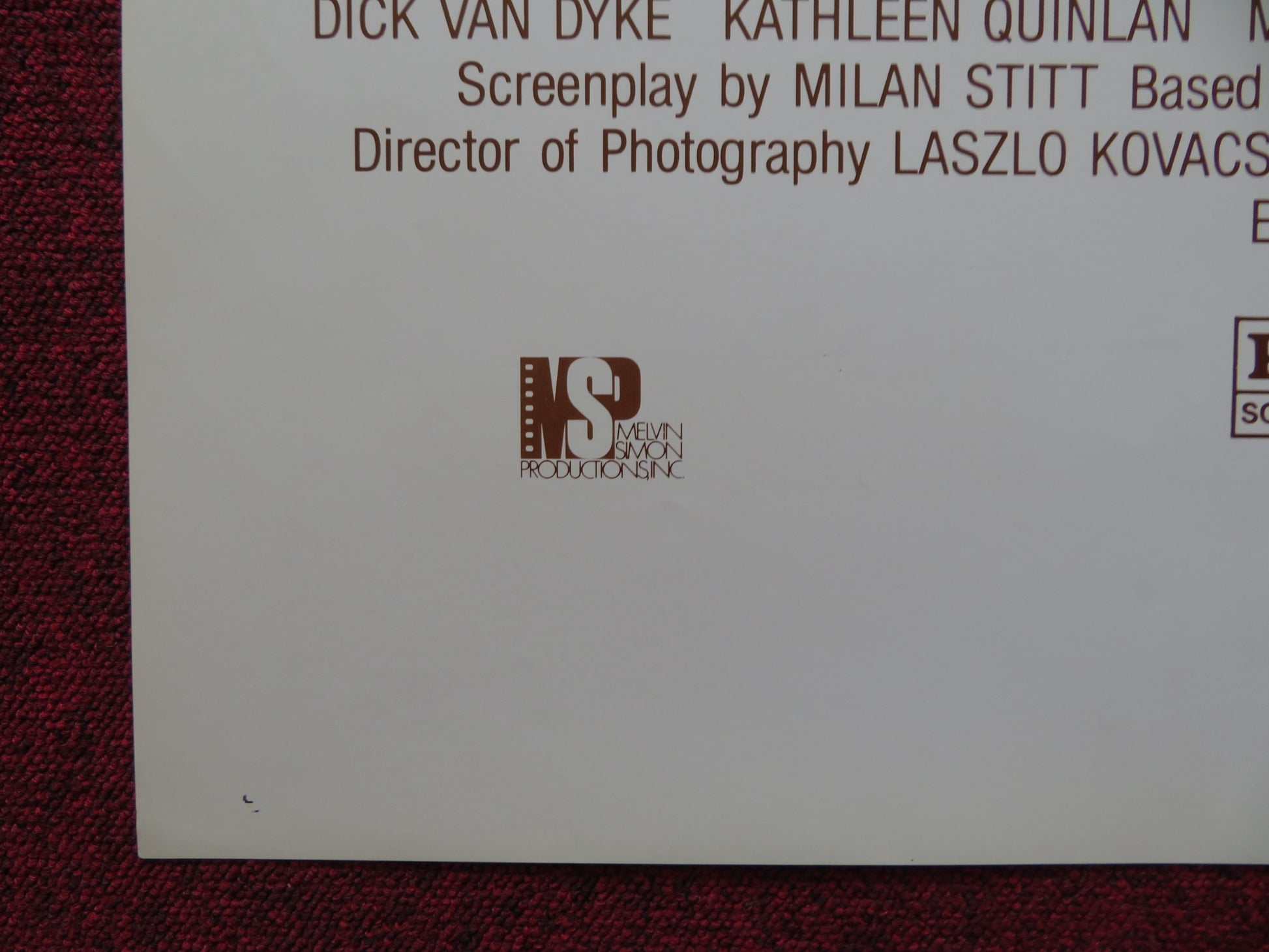 THE RUNNER STUMBLES FOLDED US ONE SHEET POSTER DICK VAN DYKE K. QUINLAN 1979 - Rendezvous Cinema