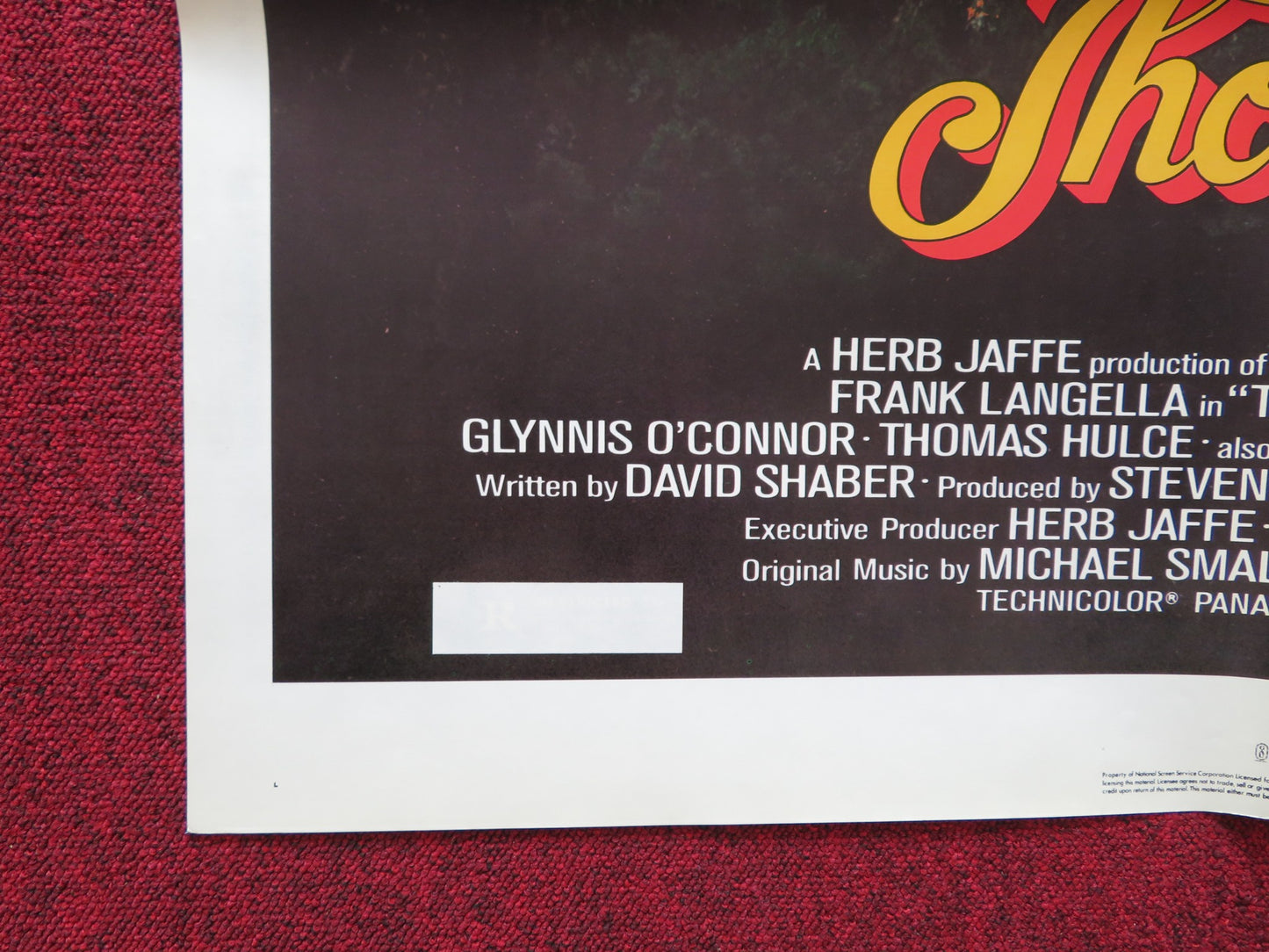 THOSE LIPS, THOSE EYES FOLDED US ONE SHEET POSTER FRANK LANGELLA G. O'CONNOR '80 - Rendezvous Cinema