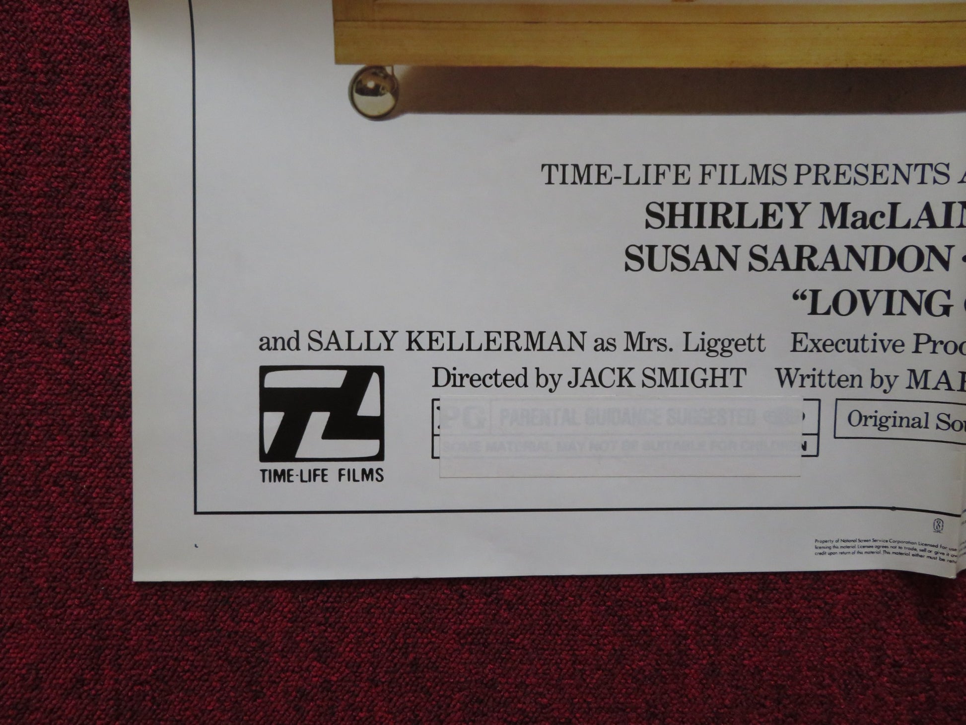 LOVING COUPLES FOLDED US ONE SHEET POSTER SHIRLEY MACLAINE JAMES COBURN 1980 - Rendezvous Cinema