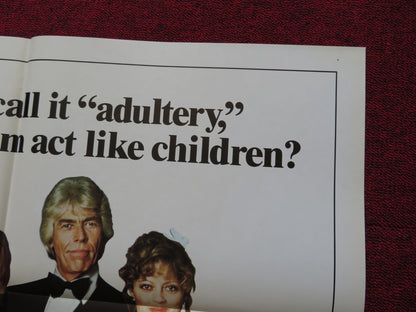 LOVING COUPLES FOLDED US ONE SHEET POSTER SHIRLEY MACLAINE JAMES COBURN 1980 - Rendezvous Cinema