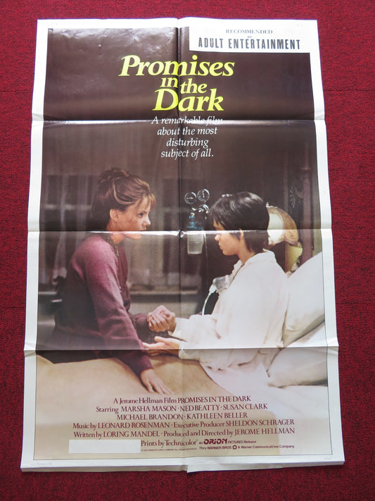 PROMISES IN THE DARK FOLDED US ONE SHEET POSTER MARSHA MASON NED BEATTY 1979 - Rendezvous Cinema