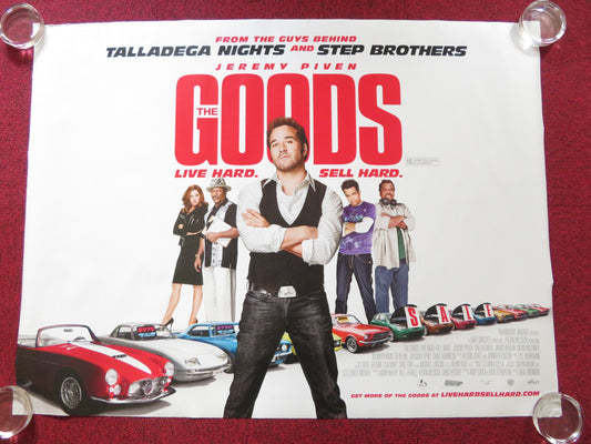 THE GOODS: LIVE HARD, SELL HARD UK QUAD (30"x 40") ROLLED POSTER J. PIVEN 2009