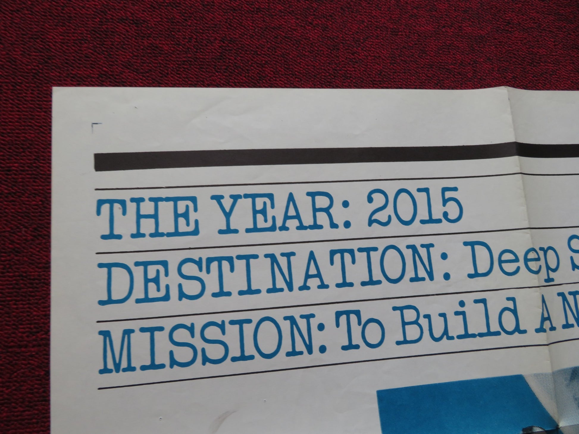 SPACEFLIGHT IC-1: AN ADVENTURE IN SPACE FOLDED US ONE SHEET POSTER 1965 - Rendezvous Cinema