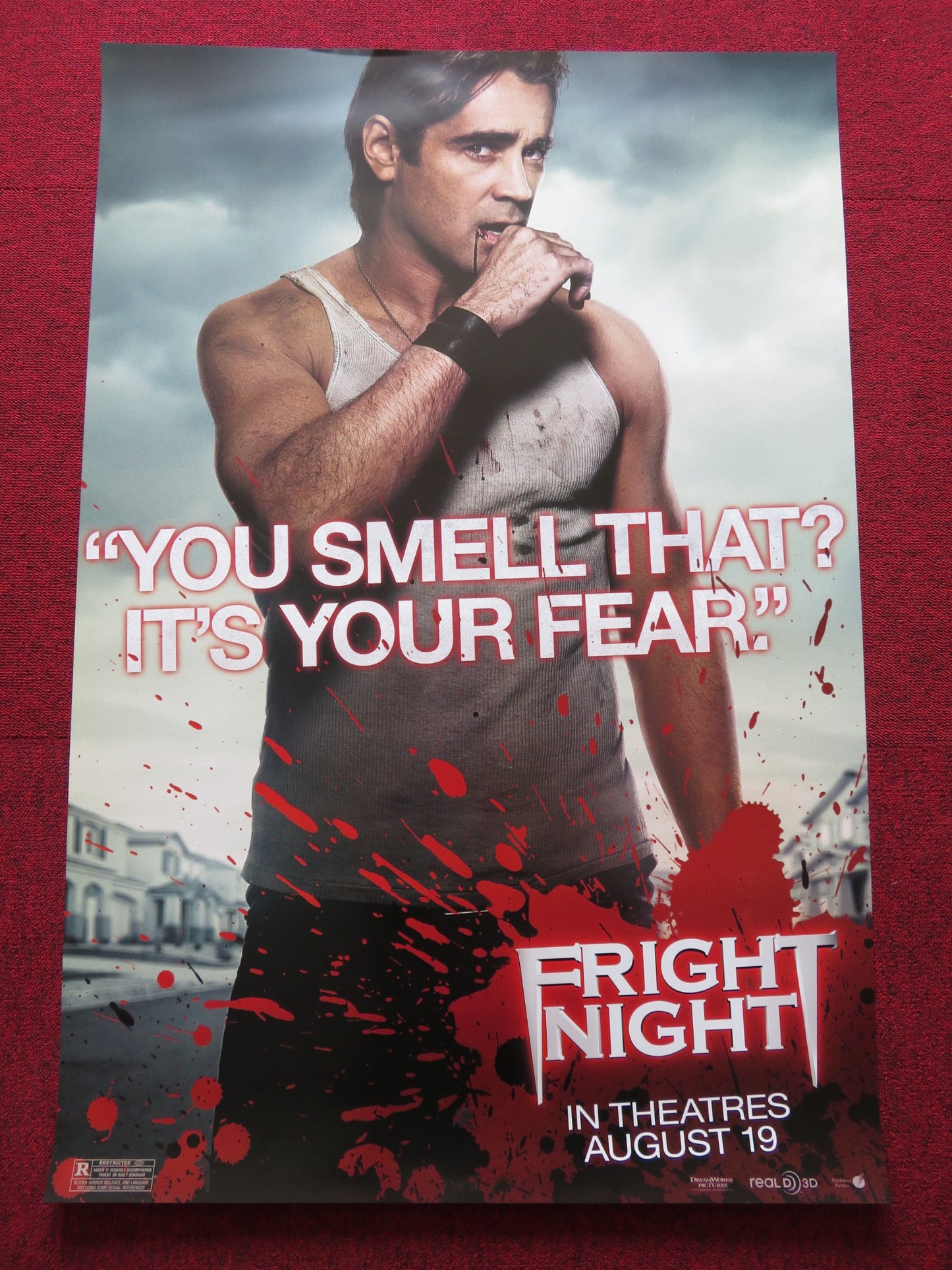 FRIGHT NIGHT - A US ONE SHEET ROLLED POSTER COLIN FARRELL TONI COLLETTE 2011 - Rendezvous Cinema