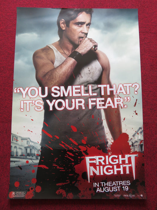 FRIGHT NIGHT - A US ONE SHEET ROLLED POSTER COLIN FARRELL TONI COLLETTE 2011 - Rendezvous Cinema