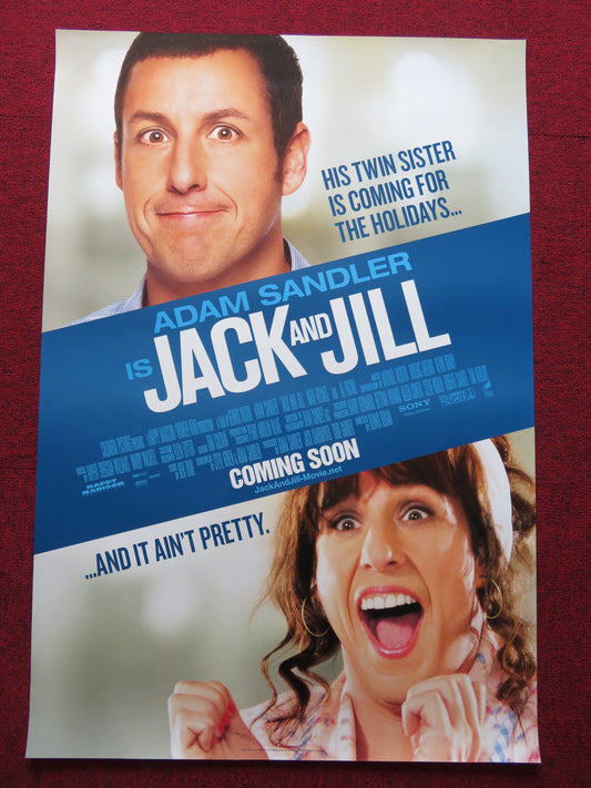 JACK AND JILL US ONE SHEET ROLLED POSTER ADAM SANDLER KATIE HOLMES 2011 - Rendezvous Cinema