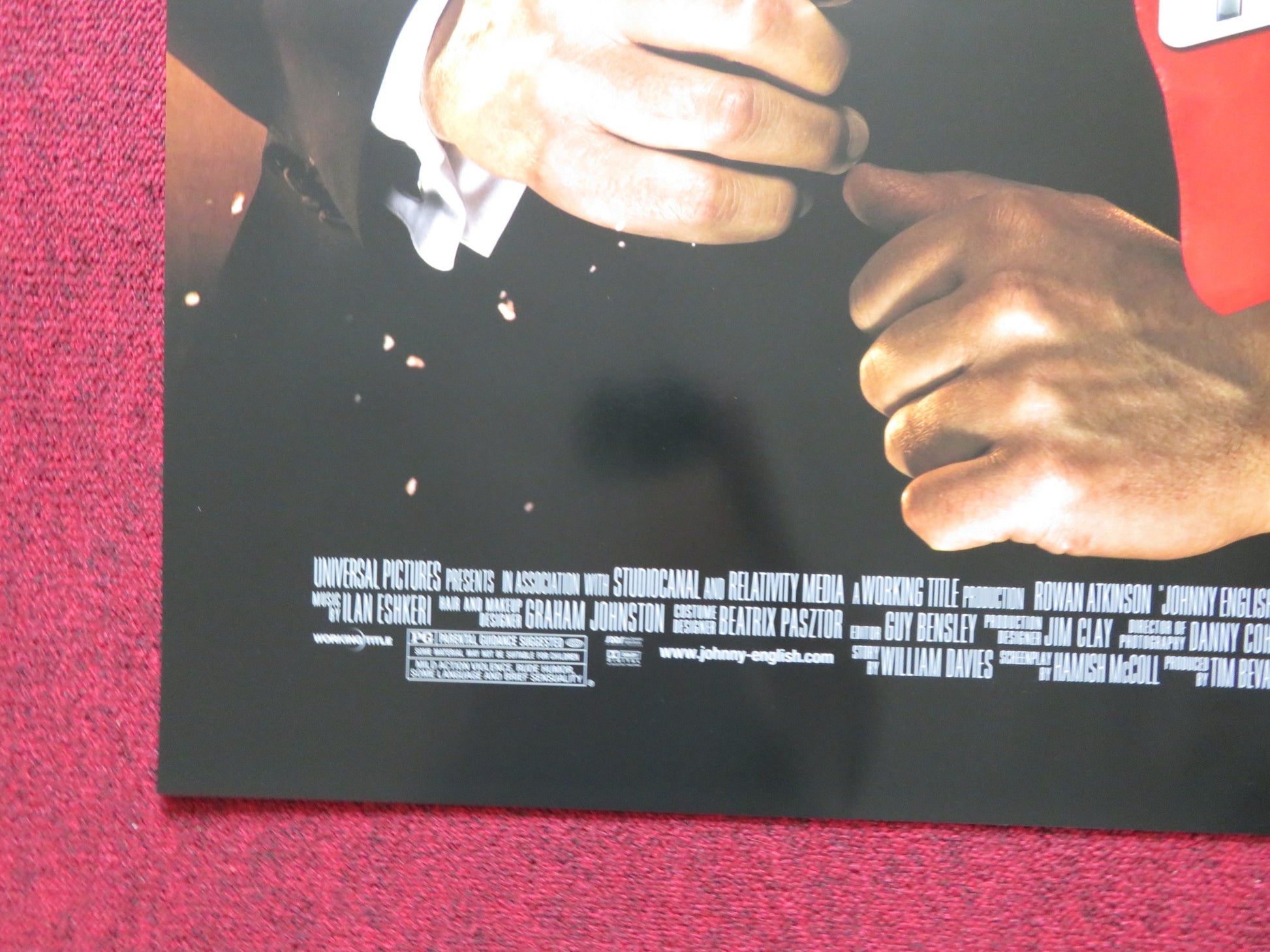 JOHNNY ENGLISH REBORN US ONE SHEET ROLLED POSTER ROWAN ATKINSON ERIC CARTE 2011 - Rendezvous Cinema