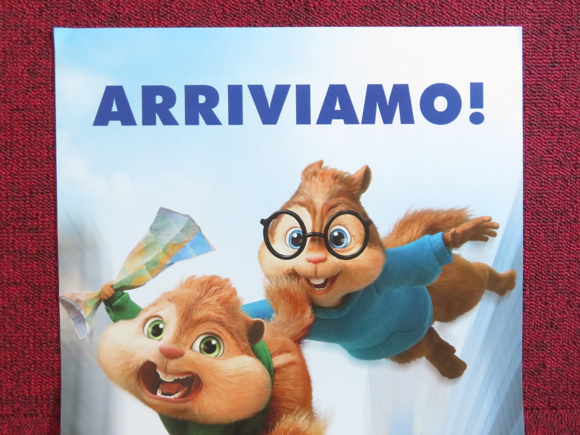 ALVIN AND THE CHIPMUNK ITALIAN LOCANDINA POSTER JASON LEE DAVID CROSS 2007 - Rendezvous Cinema