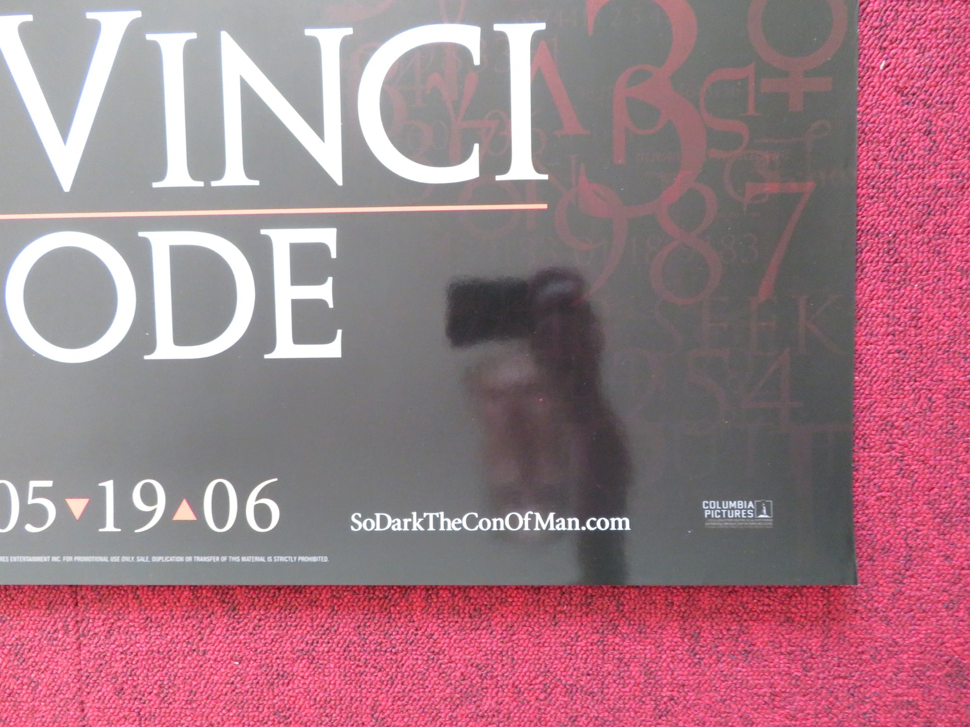 THE DA VINCI CODE US ONE SHEET ROLLED POSTER TOM HANKS AUDREY TAUTOU 2006 - Rendezvous Cinema
