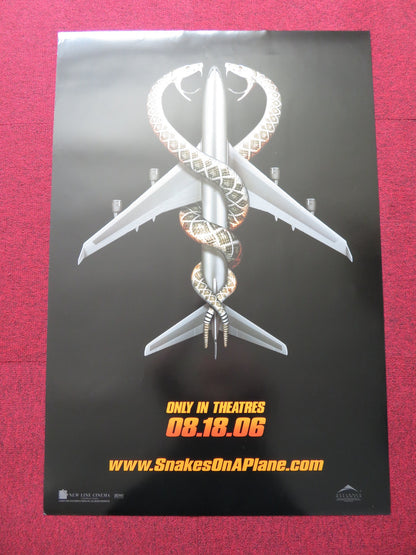 SNAKES ON A PLANE US ONE SHEET ROLLED POSTER SAMUEL L. JACKSON J. MARGULIES 2006 - Rendezvous Cinema