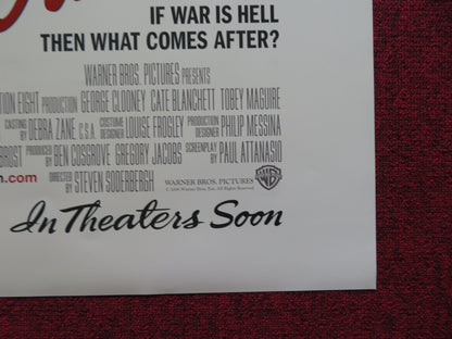 THE GOOD GERMAN US ONE SHEET ROLLED POSTER GEORGE CLOONEY CATE BLANCHETT 2006 - Rendezvous Cinema