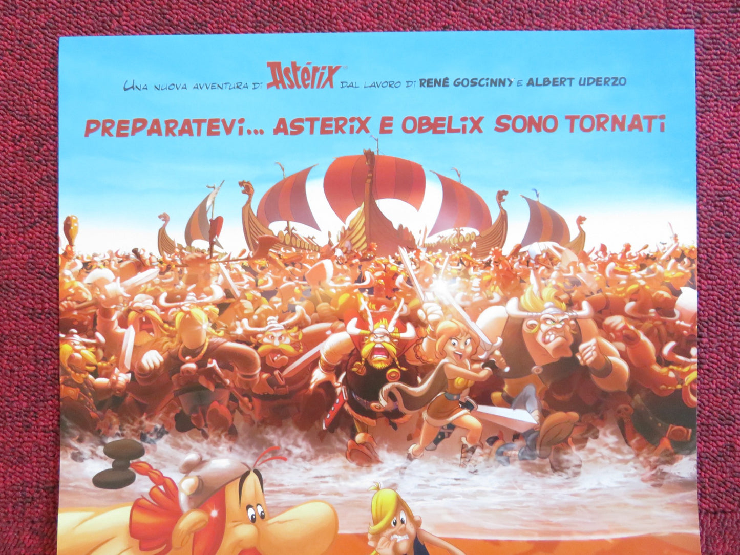 ASTERIX AND THE VIKINGS ITALIAN LOCANDINA POSTER ROGER CAREL LORANT DEUTSCH 2006 - Rendezvous Cinema
