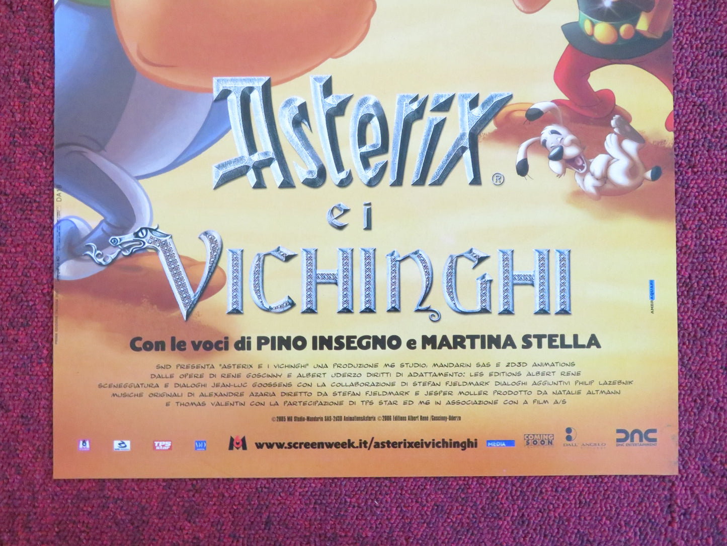 ASTERIX AND THE VIKINGS ITALIAN LOCANDINA POSTER ROGER CAREL LORANT DEUTSCH 2006 - Rendezvous Cinema