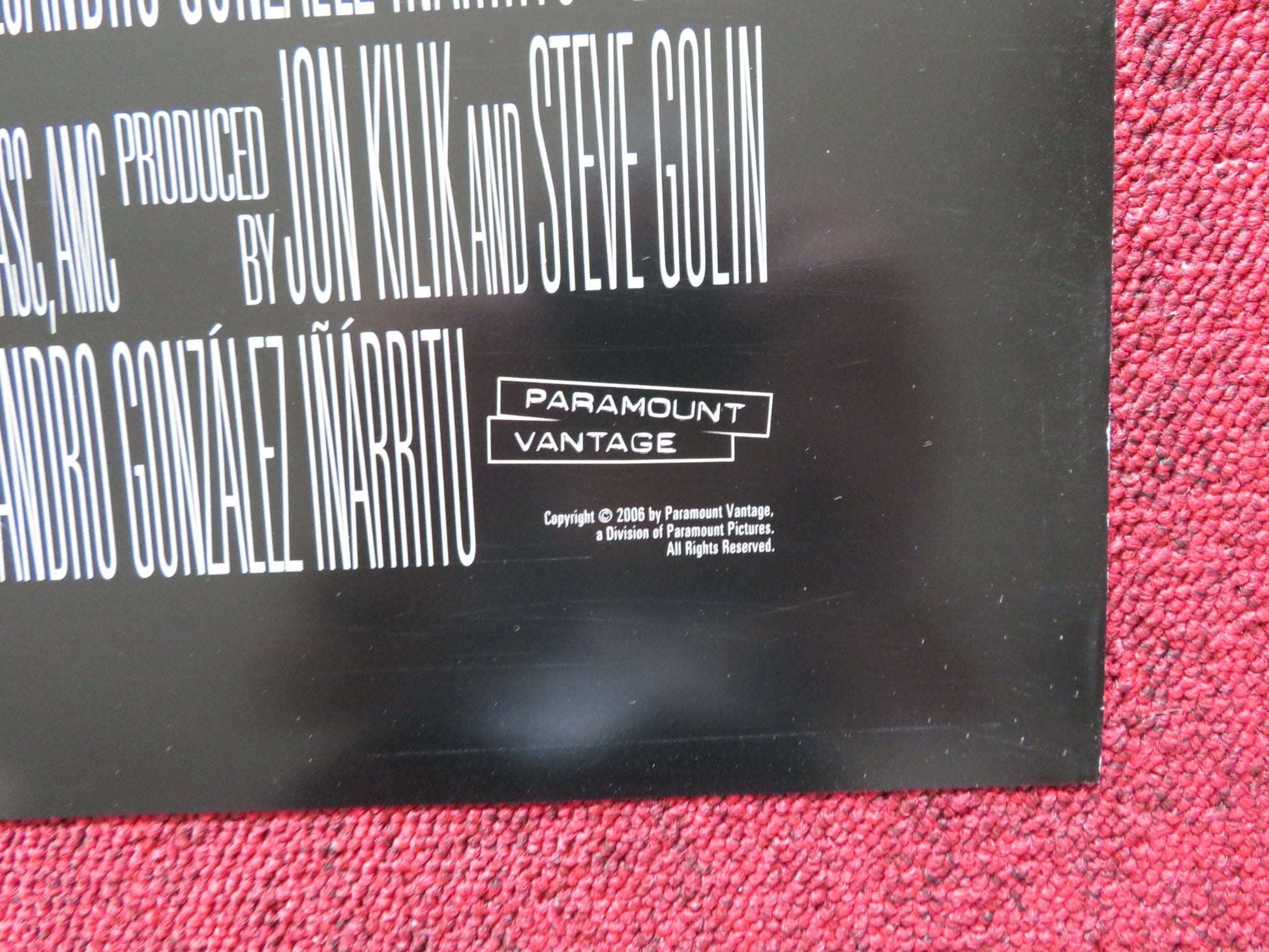 BABEL US ONE SHEET ROLLED POSTER BRAD PITT CATE BLANCHETT 2006 - Rendezvous Cinema