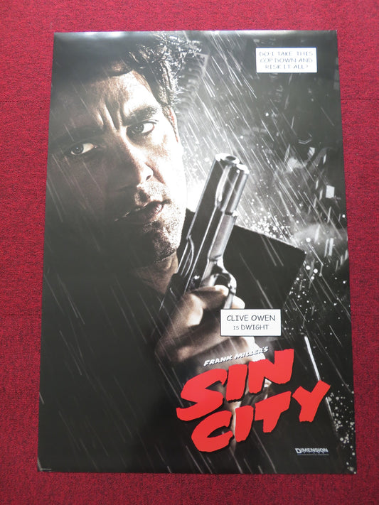 SIN CITY - A US ONE SHEET ROLLED POSTER CLIVE OWEN JESSICA ALBA 2004 - Rendezvous Cinema