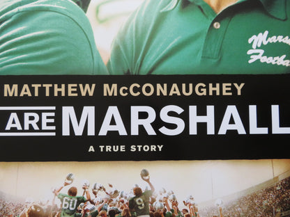 WE ARE MARSHALL US ONE SHEET ROLLED POSTER MATTHEW MCCONAUGHEY MATTHEW FOX 2006 - Rendezvous Cinema