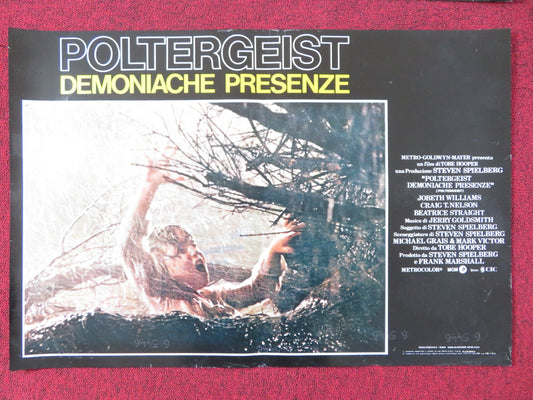 POLTERGEIST - B ITALIAN FOTOBUSTA POSTER SPIELBERG CRAIG T. NELSON 1982