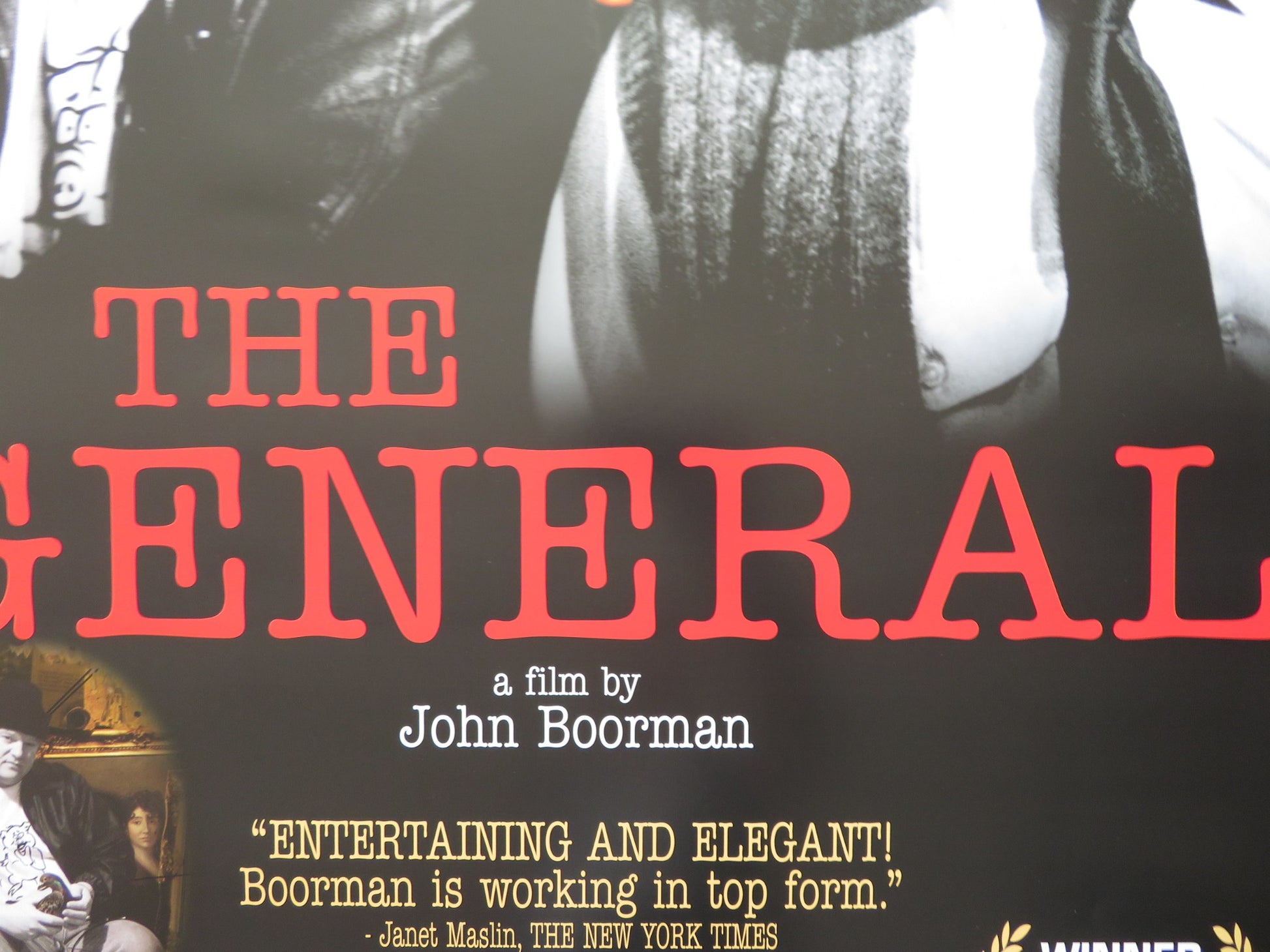 THE GENERAL US ONE SHEET ROLLED POSTER JON VOIGHT ADRIAN DUNBAR 1998 - Rendezvous Cinema