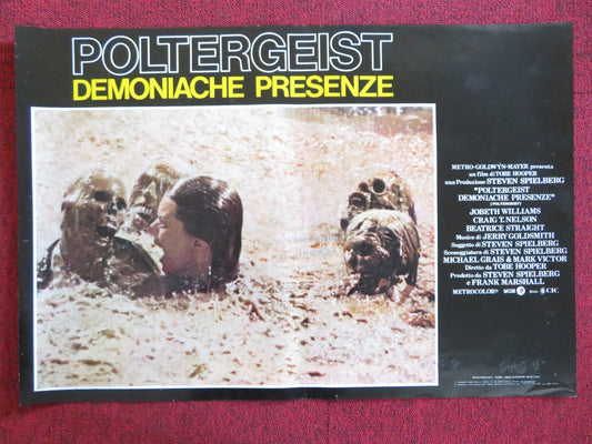 POLTERGEIST - C ITALIAN FOTOBUSTA POSTER SPIELBERG CRAIG T. NELSON 1982