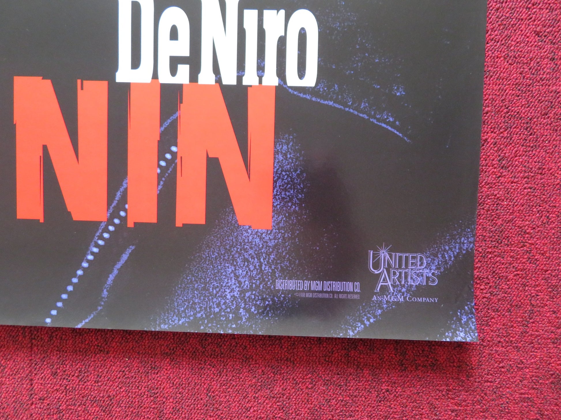 RONIN US ONE SHEET ROLLED POSTER ROBERT DE NIRO JEAN RENO 1998 - Rendezvous Cinema