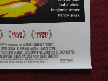 DIRTY US ONE SHEET ROLLED POSTER TOM SCHOLTE BABS CHULA 1998 - Rendezvous Cinema