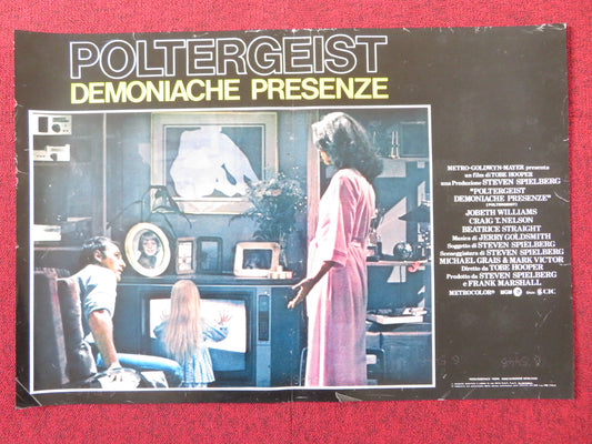 POLTERGEIST - H ITALIAN FOTOBUSTA POSTER SPIELBERG CRAIG T. NELSON 1982