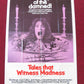 TALES THAT WITNESS MADNESS FOLDED US ONE SHEET POSTER DONALD PLEASENCE 1973