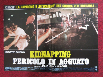 MAN ON FIRE - A ITALIAN FOTOBUSTA POSTER SCOTT GLEN JADE MALLE 1987 - Rendezvous Cinema