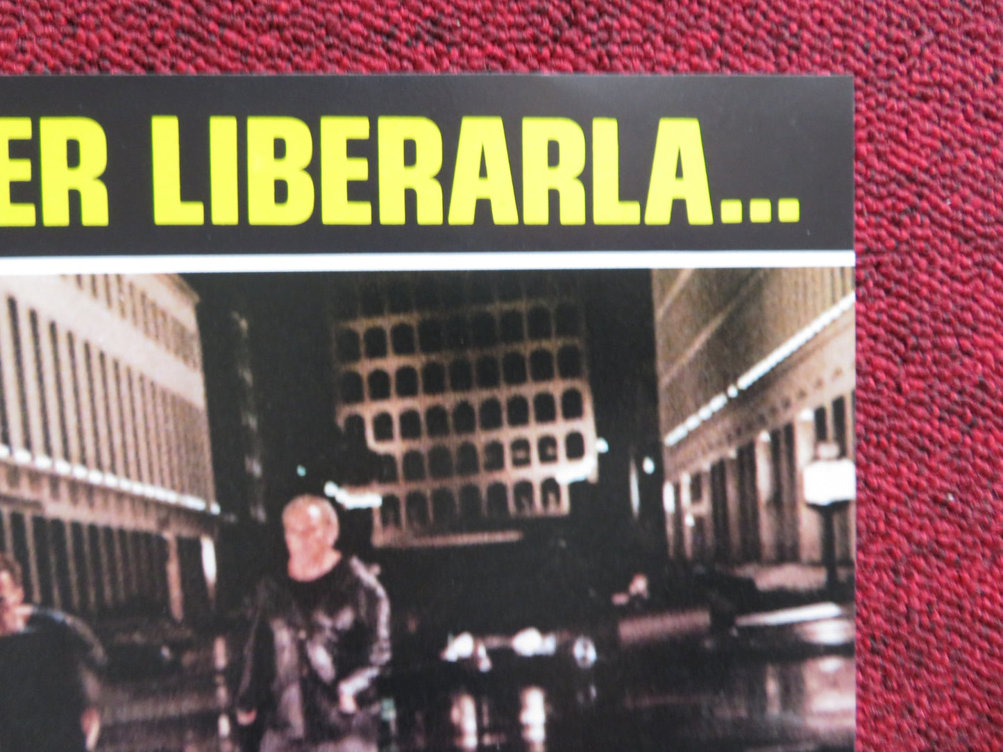 MAN ON FIRE - A ITALIAN FOTOBUSTA POSTER SCOTT GLEN JADE MALLE 1987 - Rendezvous Cinema