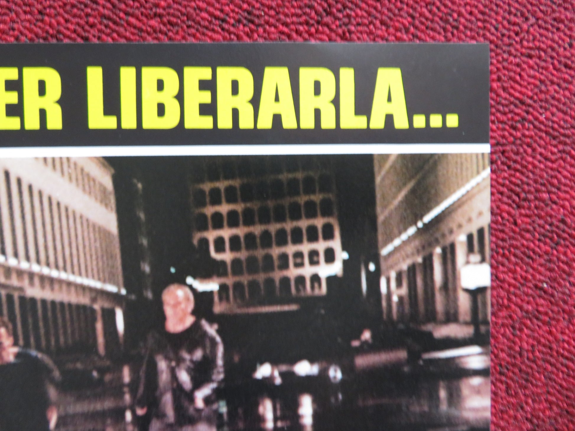 MAN ON FIRE - A ITALIAN FOTOBUSTA POSTER SCOTT GLEN JADE MALLE 1987 - Rendezvous Cinema