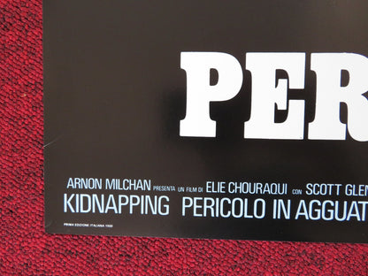 MAN ON FIRE - A ITALIAN FOTOBUSTA POSTER SCOTT GLEN JADE MALLE 1987 - Rendezvous Cinema