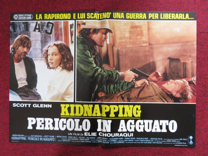 MAN ON FIRE - B ITALIAN FOTOBUSTA POSTER SCOTT GLEN JADE MALLE 1987 - Rendezvous Cinema