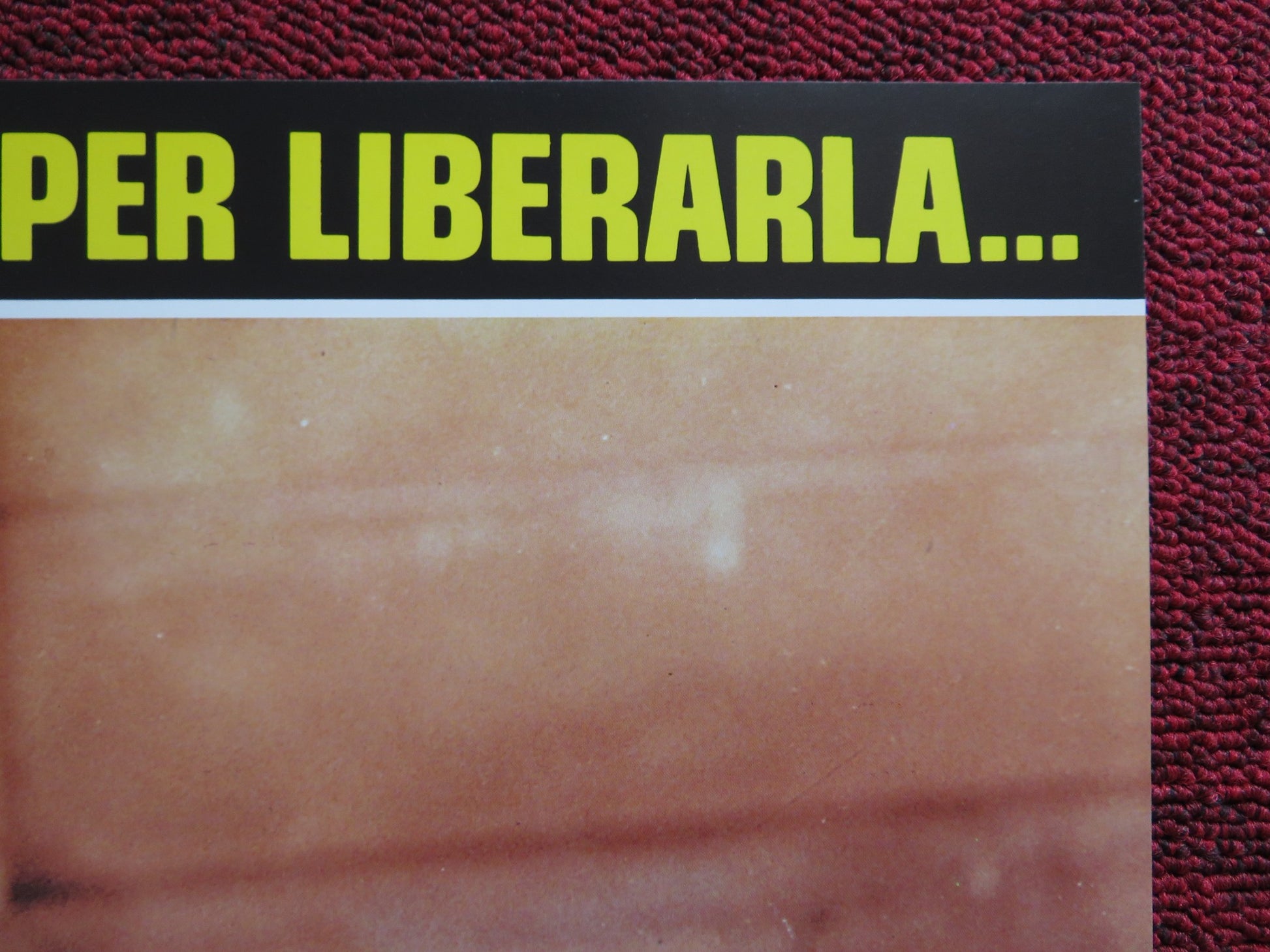 MAN ON FIRE - B ITALIAN FOTOBUSTA POSTER SCOTT GLEN JADE MALLE 1987 - Rendezvous Cinema