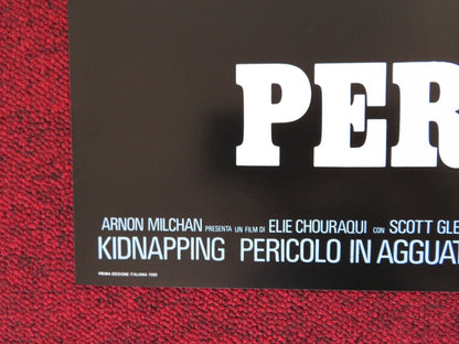 MAN ON FIRE - B ITALIAN FOTOBUSTA POSTER SCOTT GLEN JADE MALLE 1987 - Rendezvous Cinema