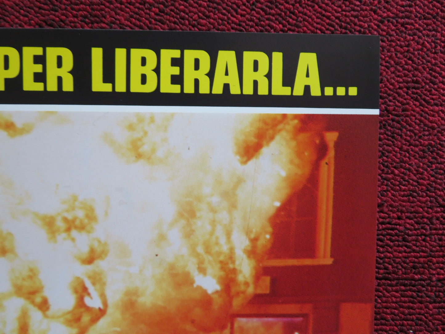 MAN ON FIRE - C ITALIAN FOTOBUSTA POSTER SCOTT GLEN JADE MALLE 1987 - Rendezvous Cinema