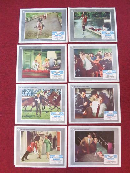 ARABESQUE US LOBBY CARD FULL SET GREGORY PECK SOPHIA LOREN 1966 - Rendezvous Cinema