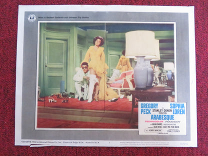 ARABESQUE US LOBBY CARD FULL SET GREGORY PECK SOPHIA LOREN 1966 - Rendezvous Cinema