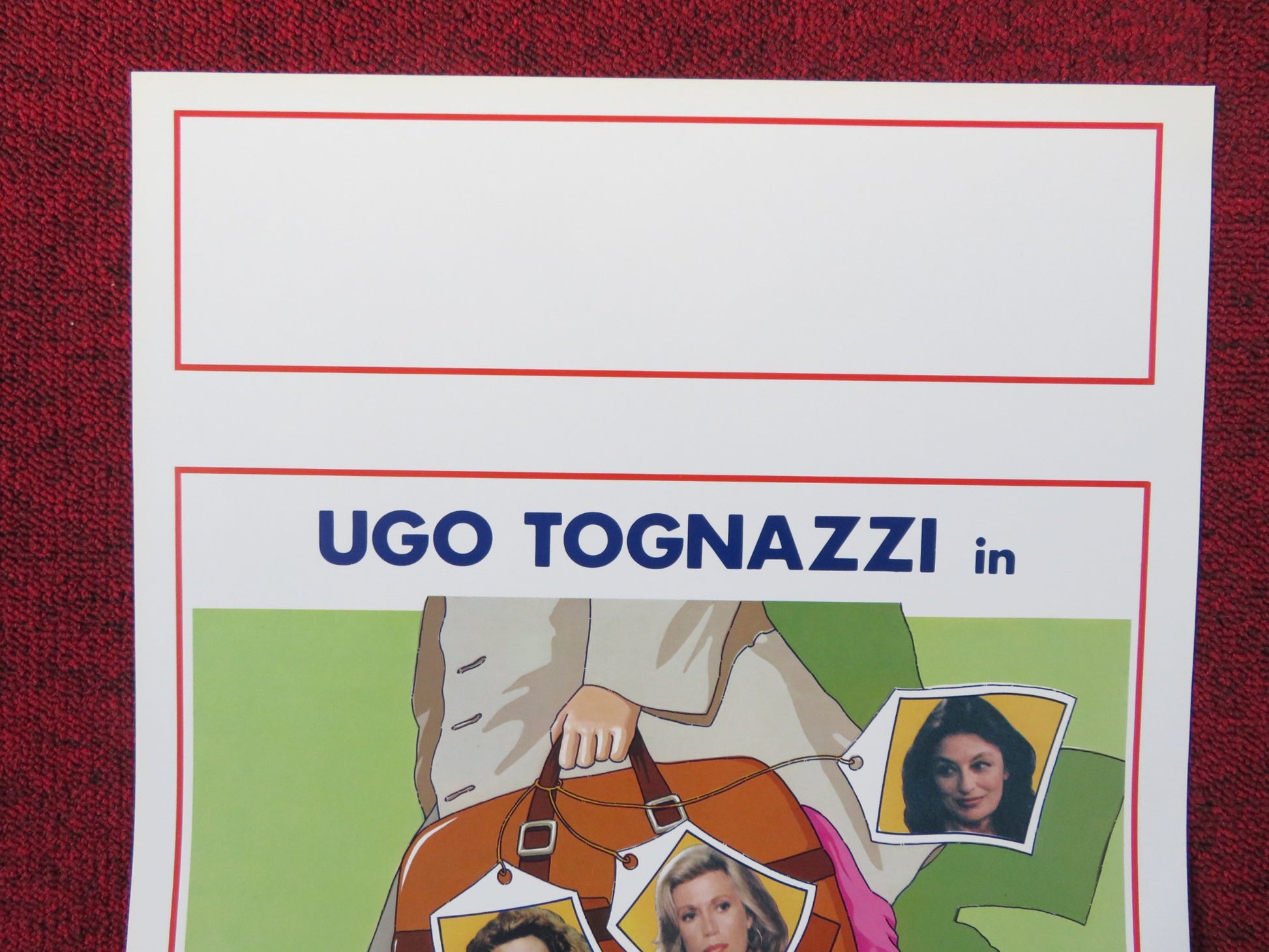 ARRIVEDERCI E GRAZIE ITALIAN LOCANDINA POSTER UGO TOGNAZZI RICKY TOGNAZZI 1988 - Rendezvous Cinema