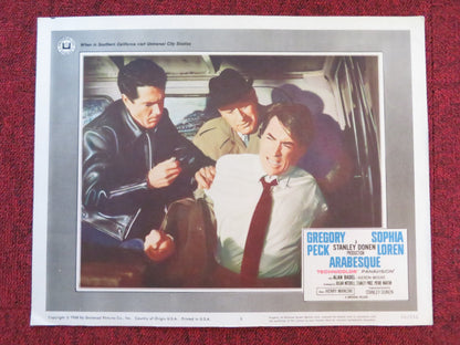 ARABESQUE US LOBBY CARD FULL SET GREGORY PECK SOPHIA LOREN 1966 - Rendezvous Cinema