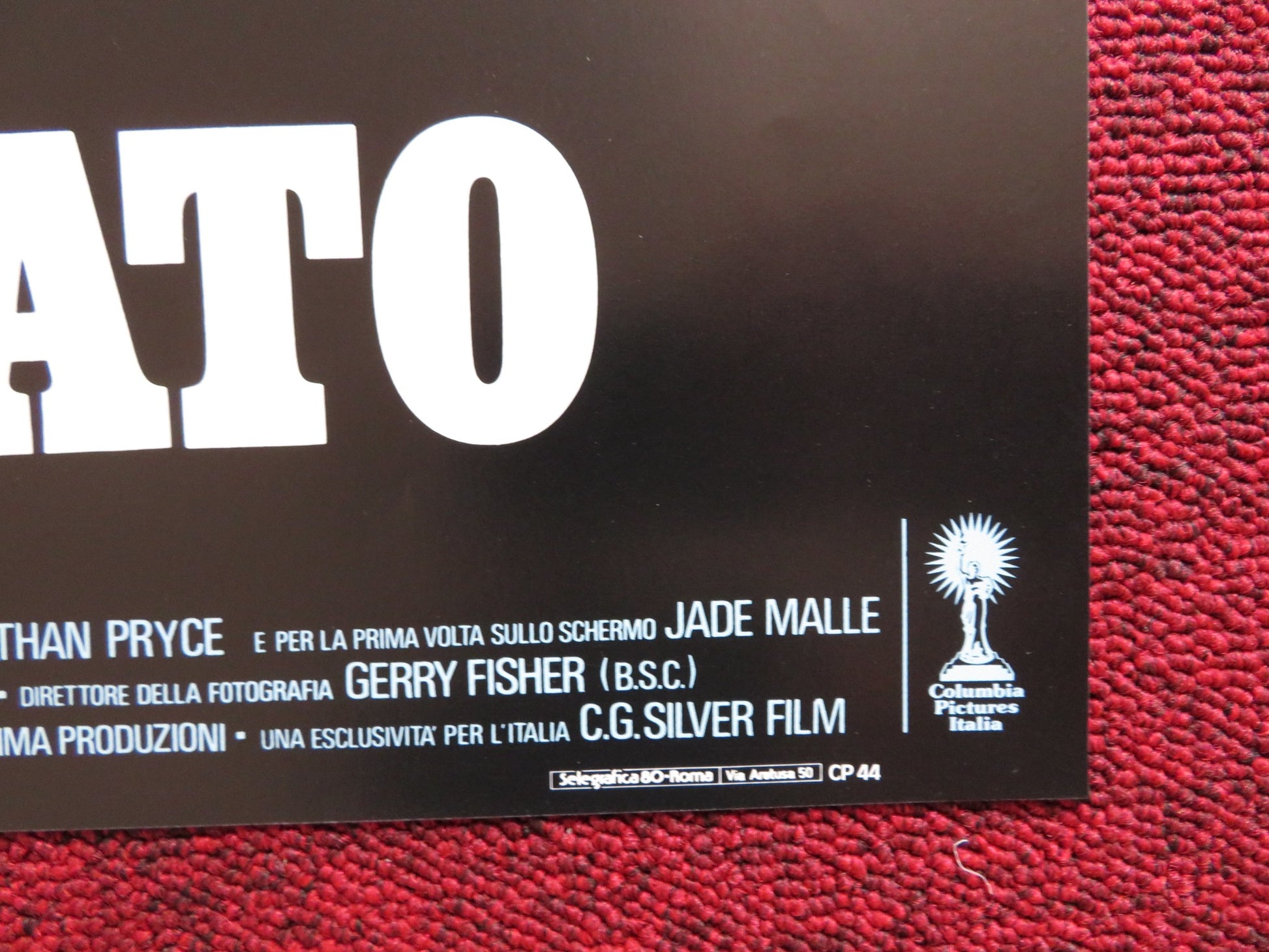 MAN ON FIRE - E ITALIAN FOTOBUSTA POSTER SCOTT GLEN JADE MALLE 1987 - Rendezvous Cinema