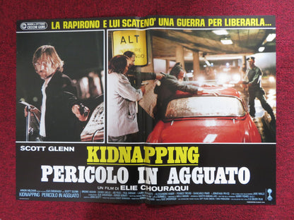 MAN ON FIRE - F ITALIAN FOTOBUSTA POSTER SCOTT GLEN JADE MALLE 1987 - Rendezvous Cinema