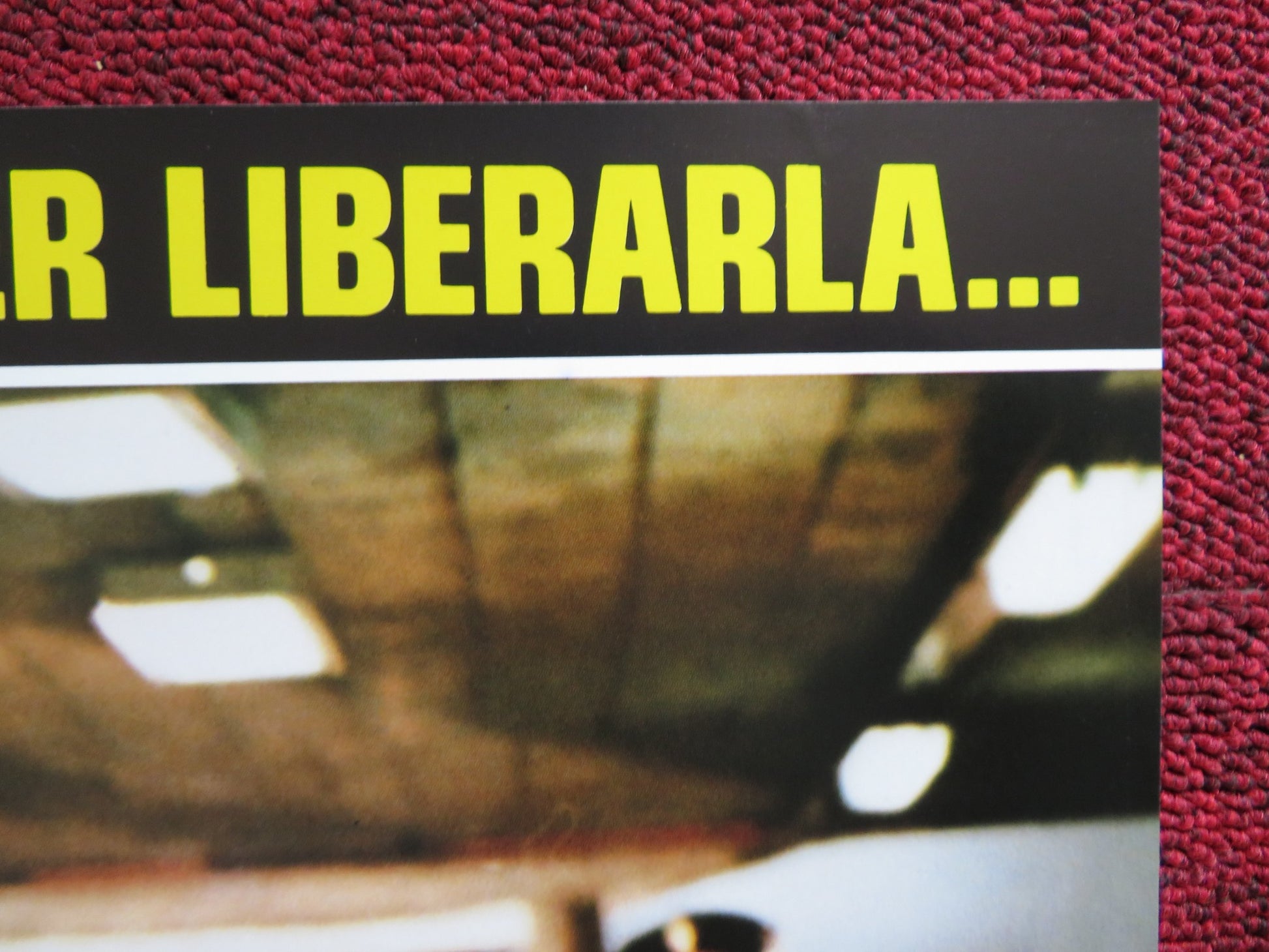 MAN ON FIRE - F ITALIAN FOTOBUSTA POSTER SCOTT GLEN JADE MALLE 1987 - Rendezvous Cinema