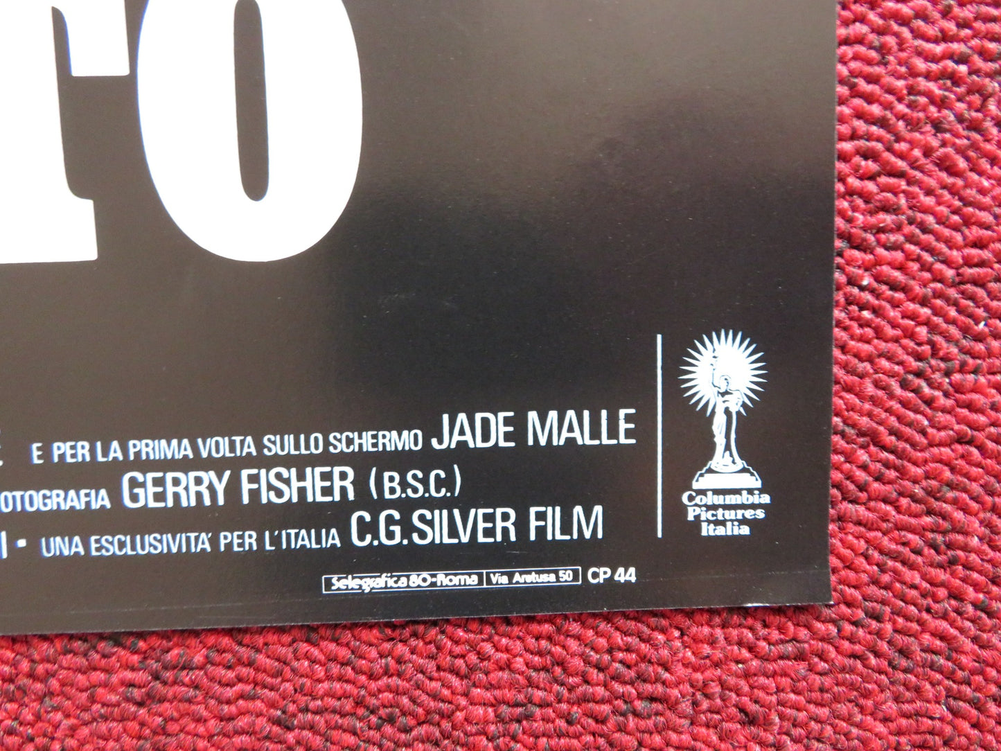 MAN ON FIRE - F ITALIAN FOTOBUSTA POSTER SCOTT GLEN JADE MALLE 1987 - Rendezvous Cinema