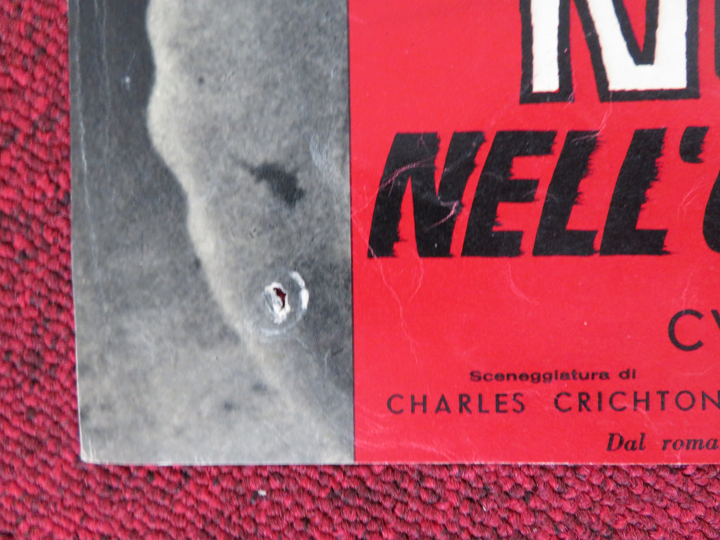 NUDA NELL'URAGANO - B ITALIAN FOTOBUSTA POSTER HOWARD KEEL CYRIL CUSACK 1958 - Rendezvous Cinema