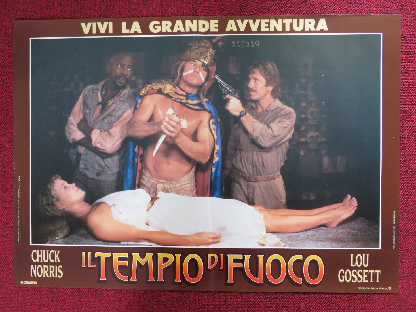 FIREWALKER - B ITALIAN FOTOBUSTA POSTER CANNON CHUCK NORRIS 1986 - Rendezvous Cinema