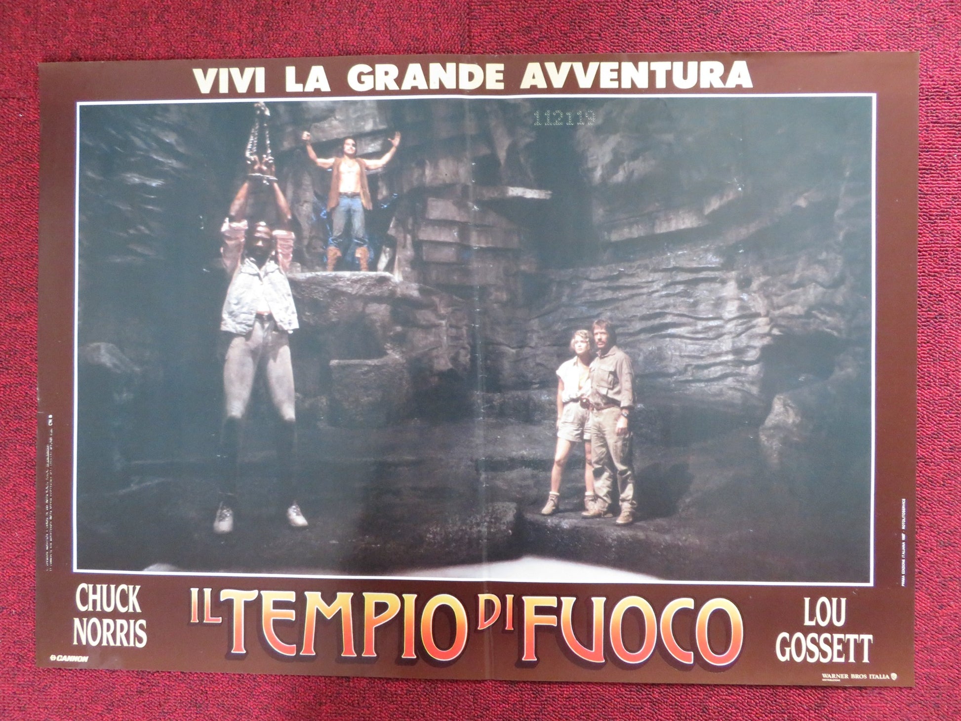 FIREWALKER - C ITALIAN FOTOBUSTA POSTER CANNON CHUCK NORRIS 1986 - Rendezvous Cinema