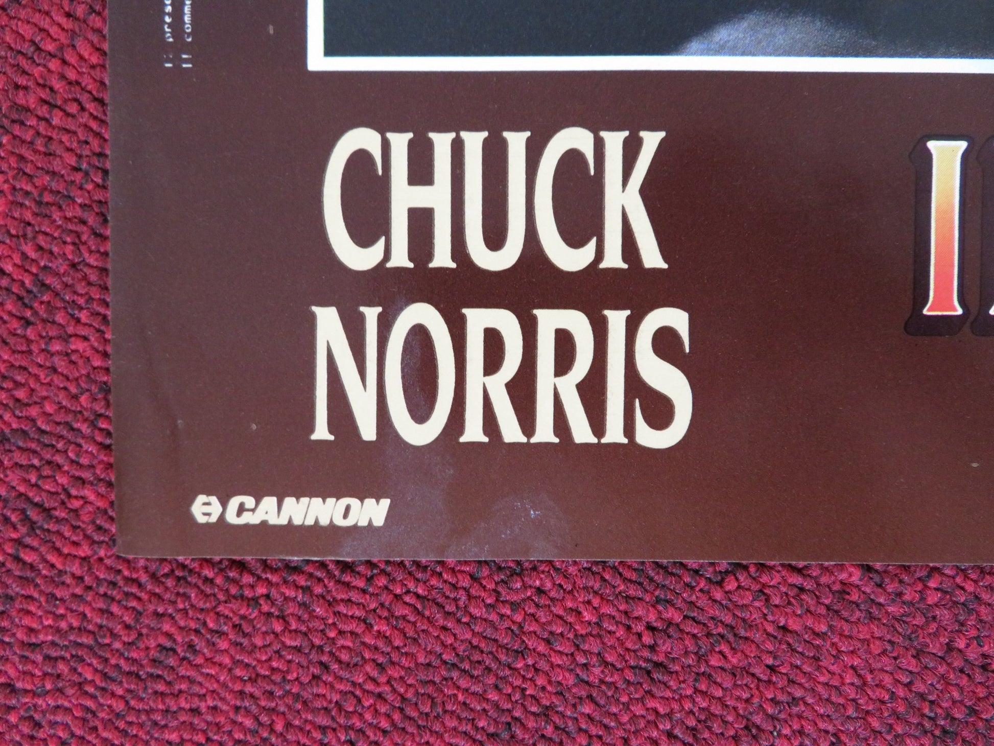 FIREWALKER - C ITALIAN FOTOBUSTA POSTER CANNON CHUCK NORRIS 1986 - Rendezvous Cinema