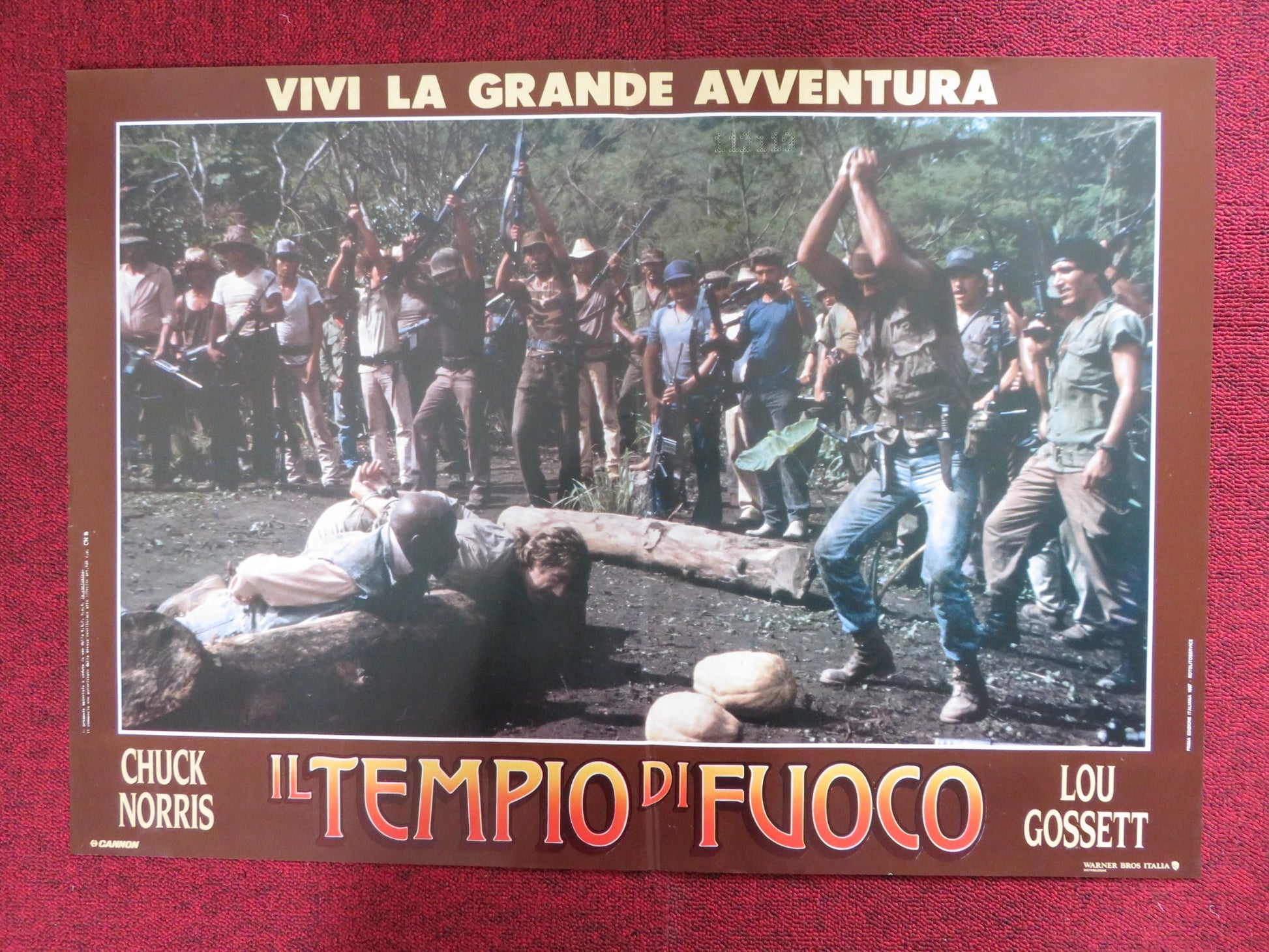 FIREWALKER - D ITALIAN FOTOBUSTA POSTER CANNON CHUCK NORRIS 1986 - Rendezvous Cinema