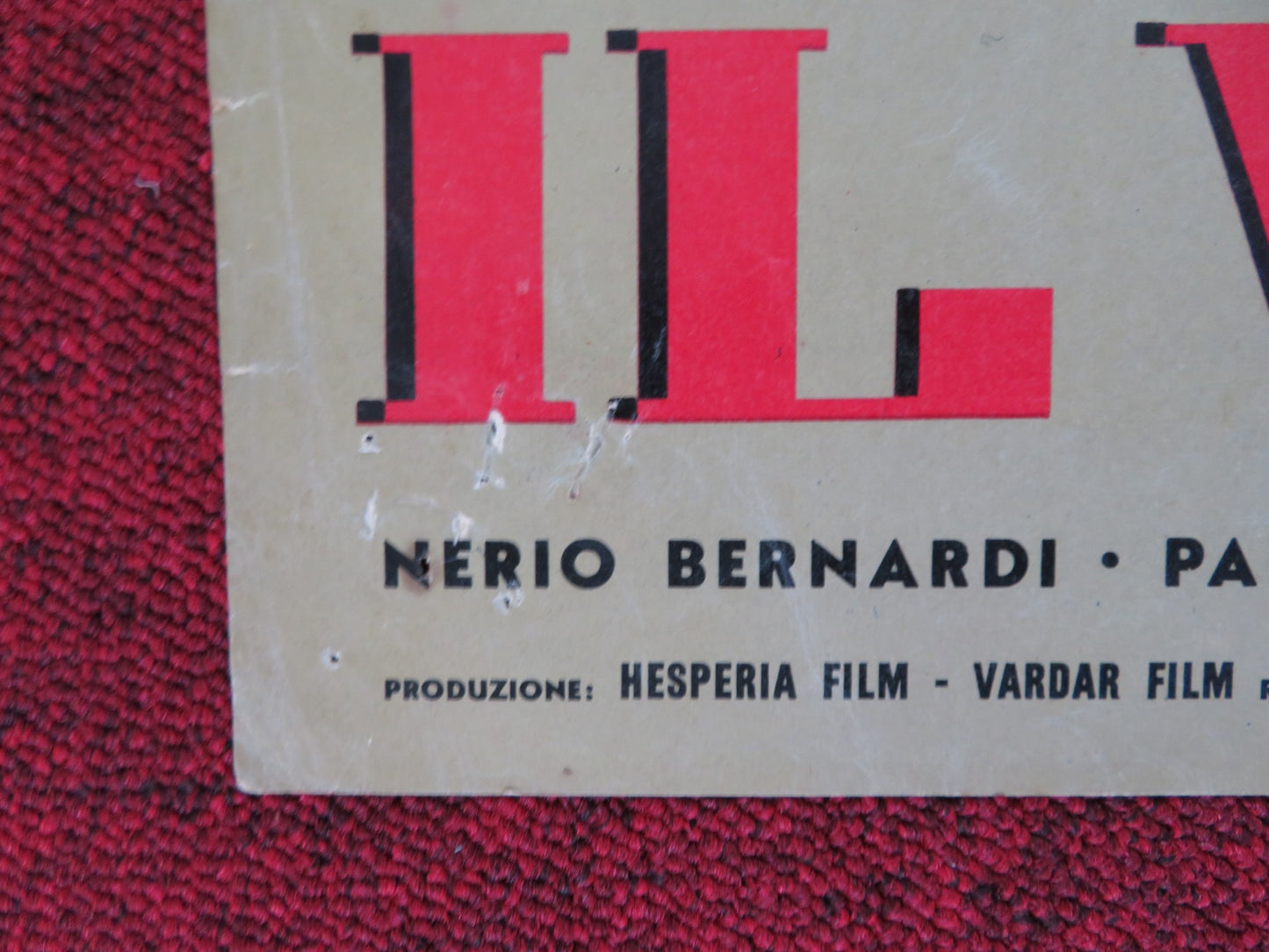 IL VENDICATORE / DUBROWSKY - B ITALIAN FOTOBUSTA POSTER JOHN FORSYTHE 1959 - Rendezvous Cinema