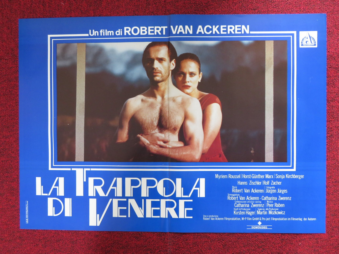 THE VENUS TRAP - A ITALIAN FOTOBUSTA POSTER MYRIEM ROUSSEL HORST G. MARX 1988 - Rendezvous Cinema